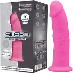 Фалоімітатор SilexD Robby 15.5 см рожевий