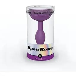 Силіконова анальна пробка Love To Love Open Roses S size - мініатюра 4