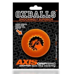 Ерекційне кільце Oxballs Axis Rib Griphold 5 см (помаранчевий) - мініатюра 7