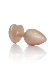 Анальна металева пробка Plug-Jewellery Pearl Gold Heart PLUG - Clear S Boss Series 64-00135 100349 - мініатюра 4