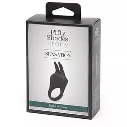 Ерекційне кільце Fifty Shades of Grey Sensation Rechargeable Vibrating Rabbit Love Ring - мініатюра 6