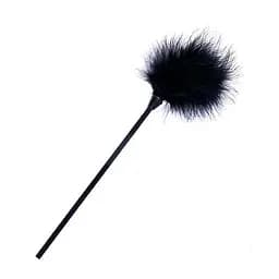 Соблазнительные перья для нежных прикосновений и игровых моментов 32 см Черный K0625-1