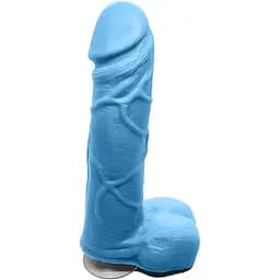 Крафтове мило-член із присоскою Чистий Кайф Blue Size M