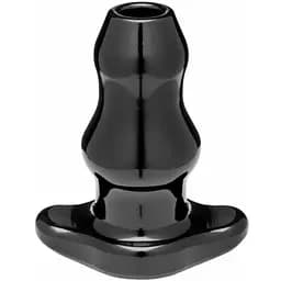 Анальний тонель Perfect Fit Double Tunnel Plug L 15 см (чорний)