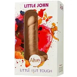 Фалоімітатор з присоскою Alive Little John 14.6 см тілесний