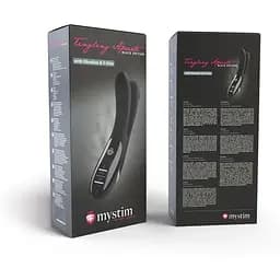 Вібратор подвійний з електростимуляцією Mystim Tingling Aparte eStim Black - мініатюра 11