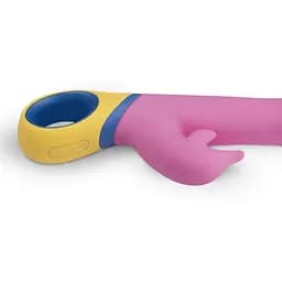 Вібратор-кролик PMV20 Dolphin Vibrator Ротація стовбура подвійна стимуляція - мініатюра 6