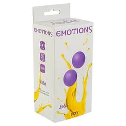 Вагінальні кульки Lola Toys Emotions Lexy Large 2 шт (фіолетовий) - мініатюра 2