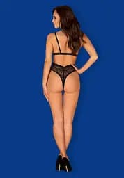 Боді Obsessive Isabellia L/XL (чорний) - мініатюра 10