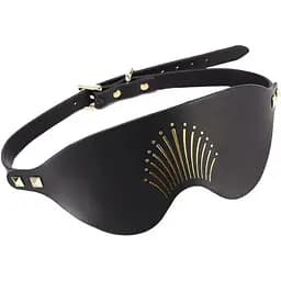 Роскошная маска на глаза Zalo Blindfolds Black