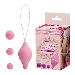 Вагінальні кульки - Sexual Exercise Ball Pink LyBaile BI-014496 88684 - мініатюра 4