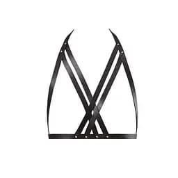 Портупея Bijoux Indiscrets MAZE - Halter Bra Harness Black Bijoux Indiscrets B0252; SO2683 92309 - мініатюра 5