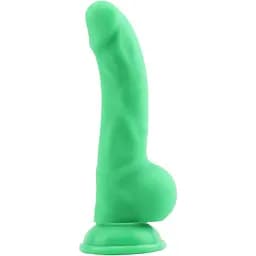 Фаллоимитатор Delux Pure Nature Carl.L 21.7 см зеленый