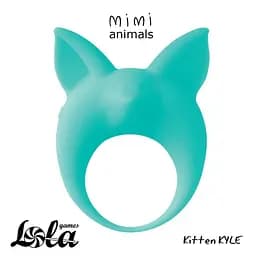 Віброкільце Lola Games MiMi Animals Kitten Kyle 7.8 см (зелений) - мініатюра 4