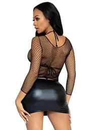 Топ Leg Avenue Long Sleeves T-Shirts Black One Size - мініатюра 2