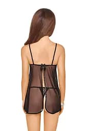Комплект білизни Roxana 6741 L/XL чорний - мініатюра 3