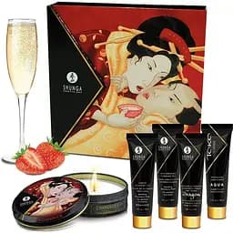 Подарочный набор Shunga GEISHAS SECRETS - Sparkling Strawberry Wine