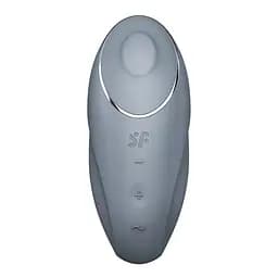 Вібростимулятор-пульсатор Satisfyer Tap & Climax 1 Bluegrey, ефект постукування пальцем Satisfyer SX0568 99303