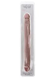 Двосторонній фалоімітатор Get Real Double Dong 18 Inch 45 см тілесний - мініатюра 2