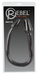 Двосторонній фалоімітатор Rebel Double Plug 76.5 см (чорний) - мініатюра 9