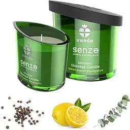 Свічка для масажу Swede Senze Massage Candle Arousing, 50 мл - мініатюра 2