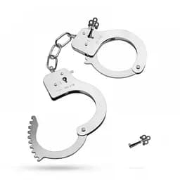 Наручники Easy Toys Metal Cuffs-Silver - мініатюра 2