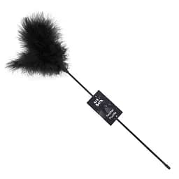 Лоскоталка чорна Art of Sex - Feather Paddle, перо молодого індика Art of Sex SO6616 95144