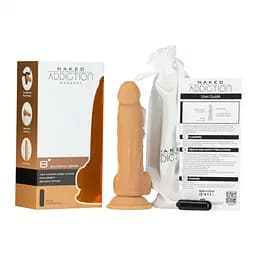 Фалоімітатор Naked Addiction - 8 Silicone Dual Density Dildo Vanilla ADDICTION SX2236 101079 - мініатюра 2