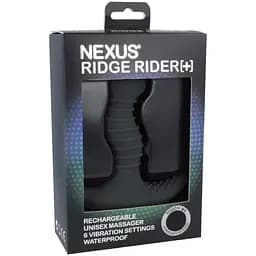 Масажер простати з вібрацією Nexus Ridge Rider Plus Black - мініатюра 2