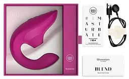 Вакуумний кліторальний стимулятор Womanizer Blend Vibrant Pink Womanizer SX2143 100862 - мініатюра 6