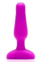 Анальна пробка B-Vibe Vibrating Novice Plug 10 см (рожевий)
