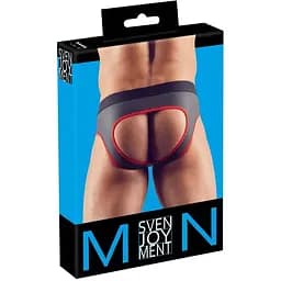 Чоловічі труси Svenjoyment Underwear Jock M чорний з червоним