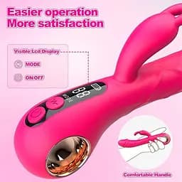 Вібратор Кролик вагінальний силіконовий Satisfyer 22.3 см з 9 режимами Рожевий - мініатюра 5