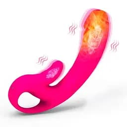 Подвійний вібратор з підігрівом для точки G та клітора We Love (10 режимів вібрації) K000998