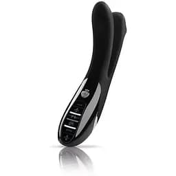 Вібратор подвійний з електростимуляцією Mystim Tingling Aparte eStim Black