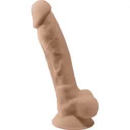 Фаллоимитатор с вибрацией SilexD Vetus Vibro Flesh (MODEL 1 Size 8in)