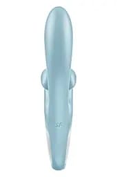 Вібратор-кролик Satisfyer Touch Me 20 см блакитний - мініатюра 9