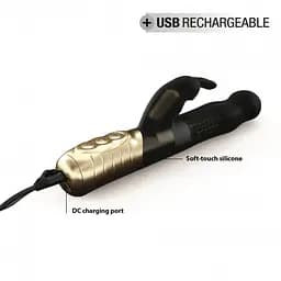 Вібратор-кролик Dorcel Baby Rabbit Gold 2.0 з перловим масажем і обертовою головкою Dorcel SO4068 90557 - мініатюра 4