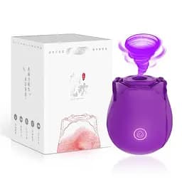 Кліторальний вакуумний вібратор Red Rose Фіолетовий