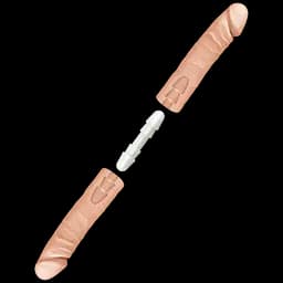 Подвійний фалоімітатор Doc Johnson The D Double D 16 Inch ULTRASKYN - мініатюра 3