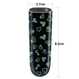 Вібропуля Rechargeable Glow-in-the-dark Heart Massager - мініатюра 3
