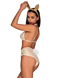 Еротичний костюм Obsessive Neo Goldes L/XL білий - мініатюра 2
