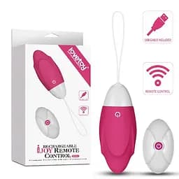 Віброяйце IJOY Rechargeable Remote Control Egg Pink - мініатюра 1