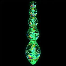 Скляний фалоімітатор DILDO GLOW-IN-THE-DARK TWILIGHT GLEAM GLASS LOVETOYS 66-LV610002 100434 - мініатюра 7