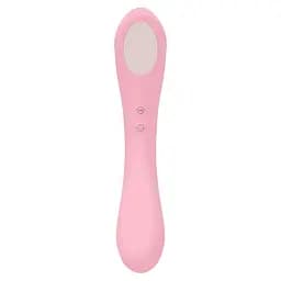 Вакуумний стимулятор клітора з вібрацією Femintimate Daisy Massager рожевий - мініатюра 3