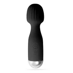 Вібратор Crushious Wanderlust Mini Wand чорний 15x4.1 см - мініатюра 3