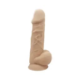 Фалоімітатор з вібрацією SilexD Norman Vibro Flesh (Model 1 size 8,5 ) + LRS SILEXD SO8208 95660