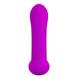 Вібратор PRETTY LOVE- Geri Purple, 12 функцій вібрації, 3 режими лизання, бездротовий пульт дистанційного керування PRETTY LOVE BI-300002W 100189 - мініатюра 10
