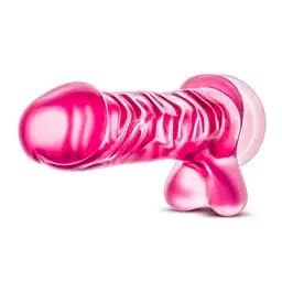 Фалоімітатор Blush Yours Basic, 19 см (рожевий) - мініатюра 4