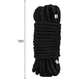 Мотузка для BDSM Mai Bondage Rope Black - мініатюра 2